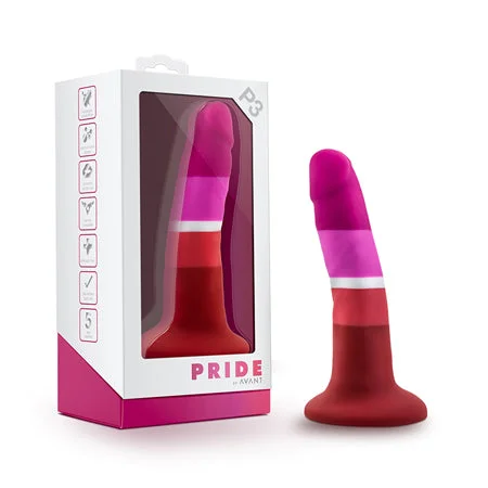 hollow dildo-Avant Pride P3 Beauty Silicone Dildo 5.5 inch