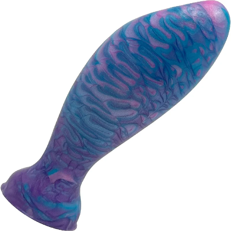 cock ring couples-The Suavis 4.25" Small Silicone Vaginal Plug By Uberrime - Deep Ocean