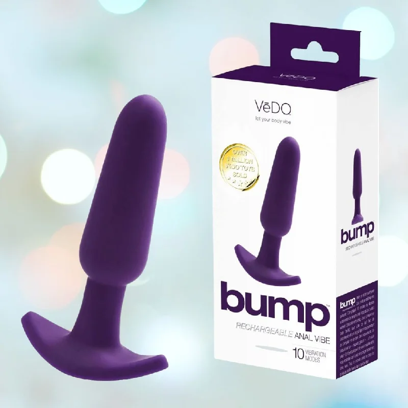 Anal toys for erotic nights-VeDO Bump Waterproof Anal Vibrator