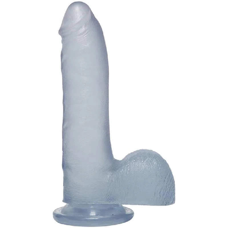 penis-growth-problems-penis-girth-exercises-Crystal Jellies - 7 Inch Slim Cock With Balls