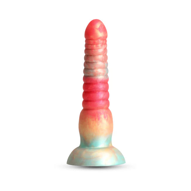 neon realistic dildo-Colours Stacked 6 inch Fantasy Dildo