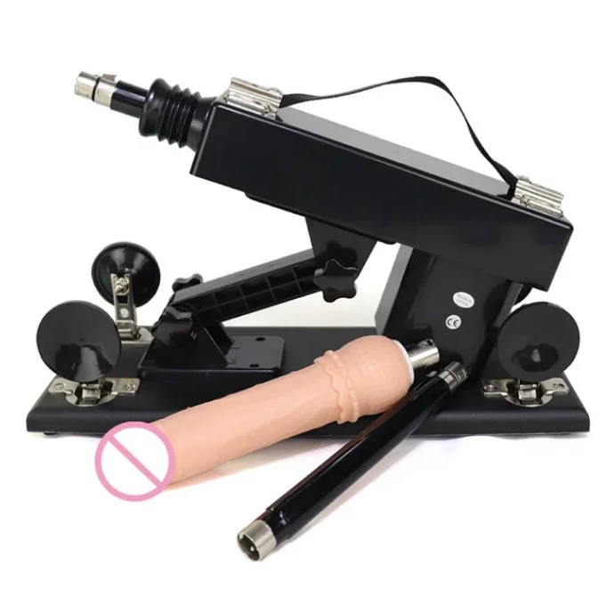 fantasy dildo-Cupid's Secrets (Set 8) New Sex machines for woman Automatic Female Masturbation Pumping Gun 3XLR sex machines for adults With Big Dildo Sex Machine