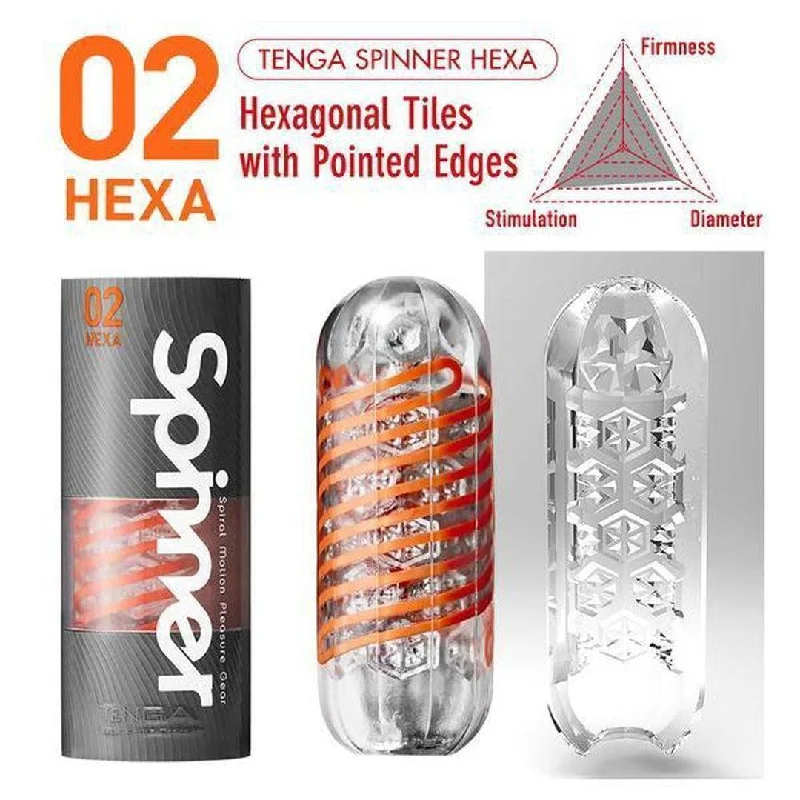 Anal toys with long battery-TENGA Spinner Penis Stroker | 'Hexa' 02