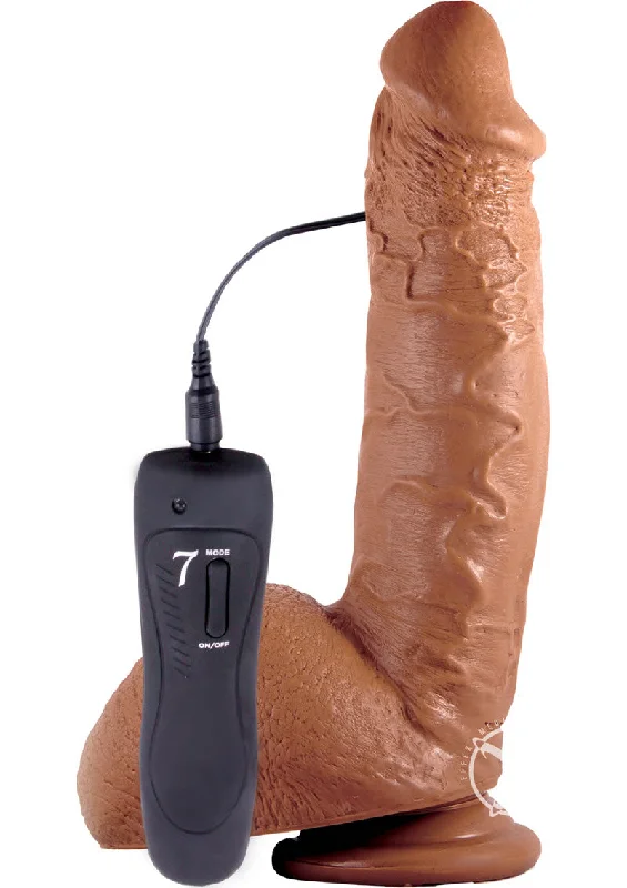 firm dildo-Shane Diesel Realistic Vibrating Dildo with Balls and Remote Control