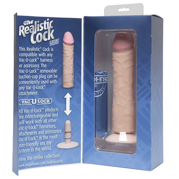 cock ring size guide-The Realistic Cock UR3 - 8 in.