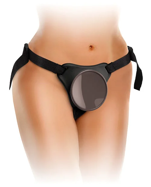 cock ring gemstone-King Cock Elite Comfy Body Dock Strap On Harness - Black