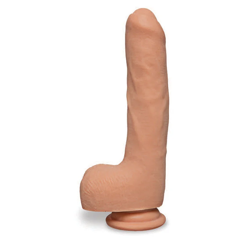 luxury silicone dildo-The D 9 inches Uncut D With Balls Ultraskyn Beige Dildo