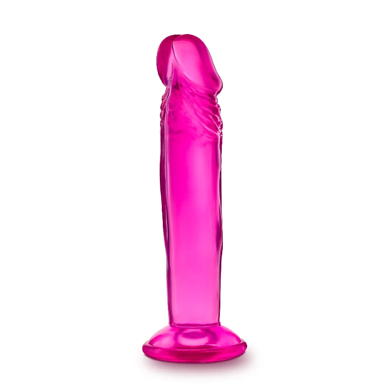 penis-function-advice-penis-anatomy-facts-B Yours - Sweet n' Small 6 Inch Dildo With Suction Cup - Pink