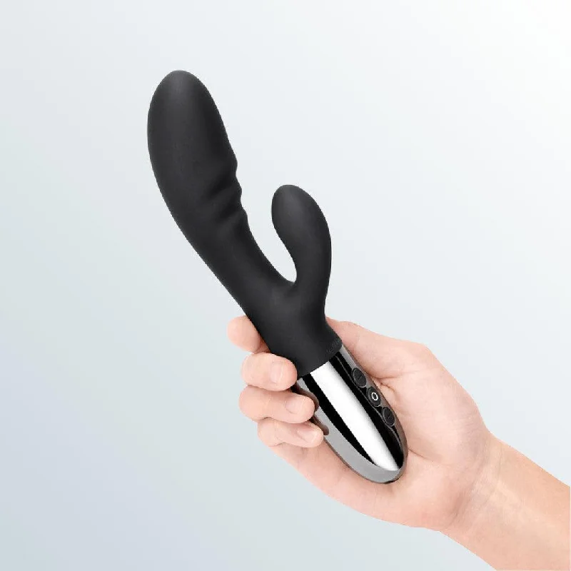 Anal toys for quiet pleasure-Le Wand Blend Dual-Motor Rabbit Vibrator - Black