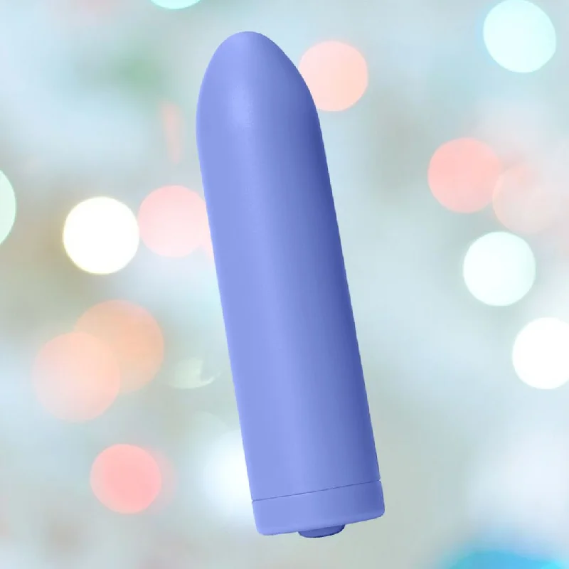 Anal toys with sleek finish-Zee Bullet Portable Clitoral Vibrator by Dame - Periwinkle