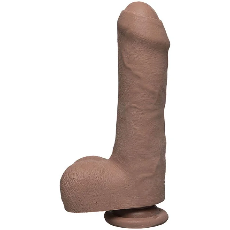 penis-sensitivity-problems-penis-growth-techniques-The D - Uncut D - 7 Inch With Balls - Ultraskyn - Caramel