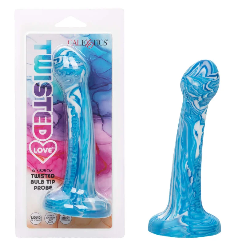 cock ring novelty-Twisted Love Bulb Tip Probe - Premium Liquid Silicone Pleasure Toy