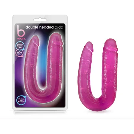 penis-sensitivity-tips-penis-blood-flow-Blush B Yours Double Headed Dildo 18 in. Pink