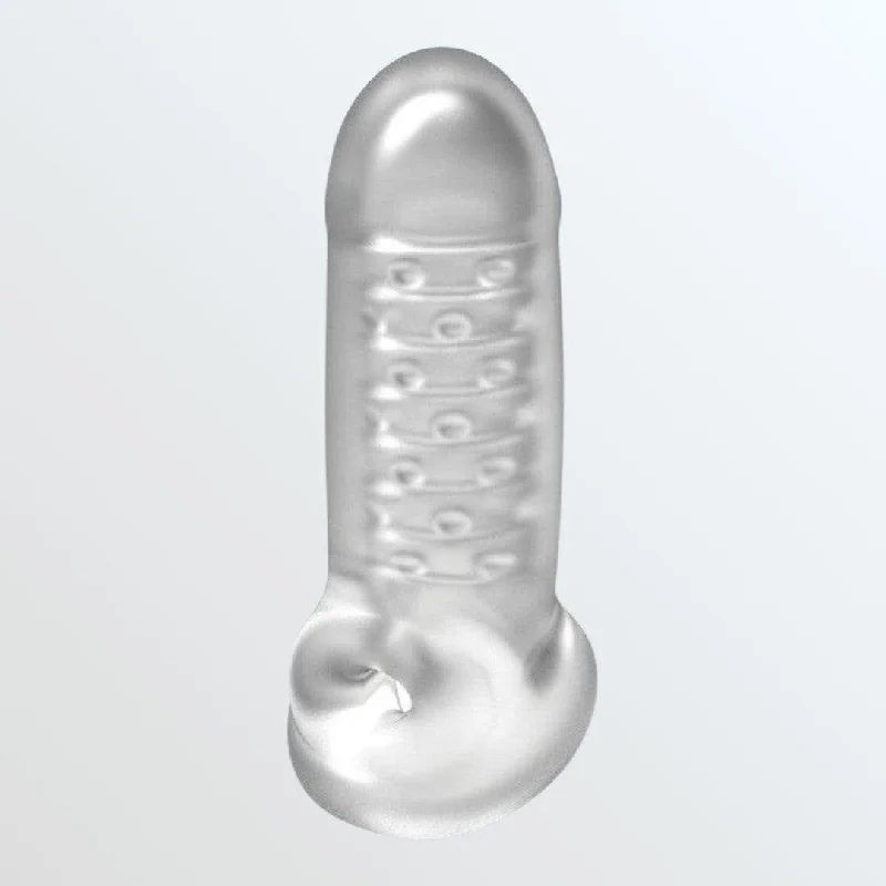 Anal toys with easy fit-Optimale THICK Penis Extender With Ball Strap