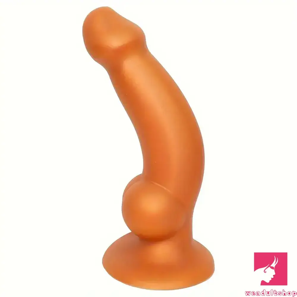 Anal toys for discreet thrills-6.88in Lifelike Thick Silicone Soft Dog Penis Dildo For Anal Expansion