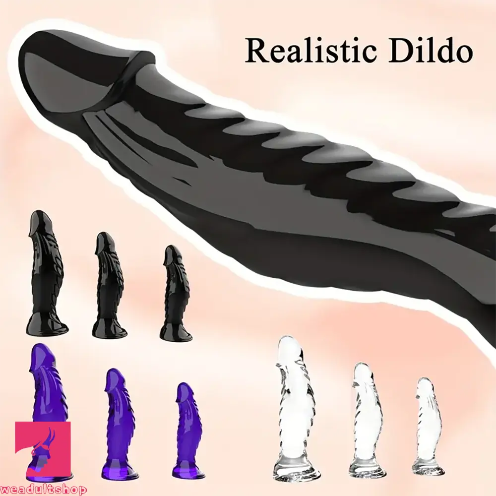 Anal toys with smooth texture-4.92in 5.51in 6.69in Realistic Anal Female Male Dildo For Anal Sex