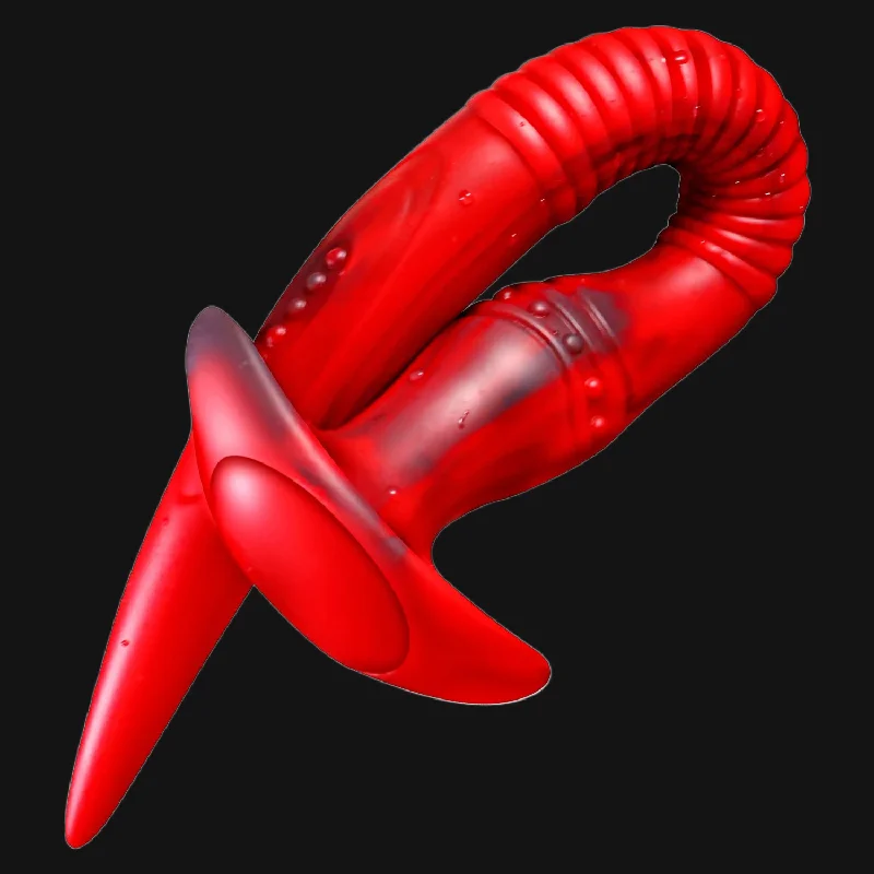 Anal toys for solo comfort-22 inch Long Tail Butt Plug - Monster Tentacle Anal Dildo Silicone Male Female Sex Toys