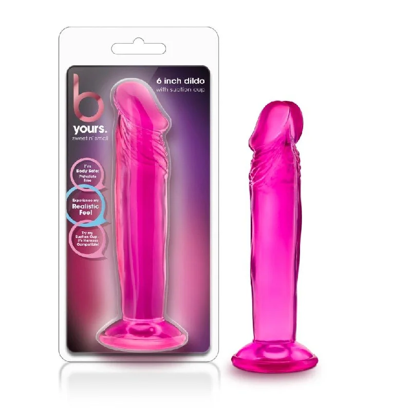 Anal toys with long vibes-B Yours Sweet N Small 6in Pink