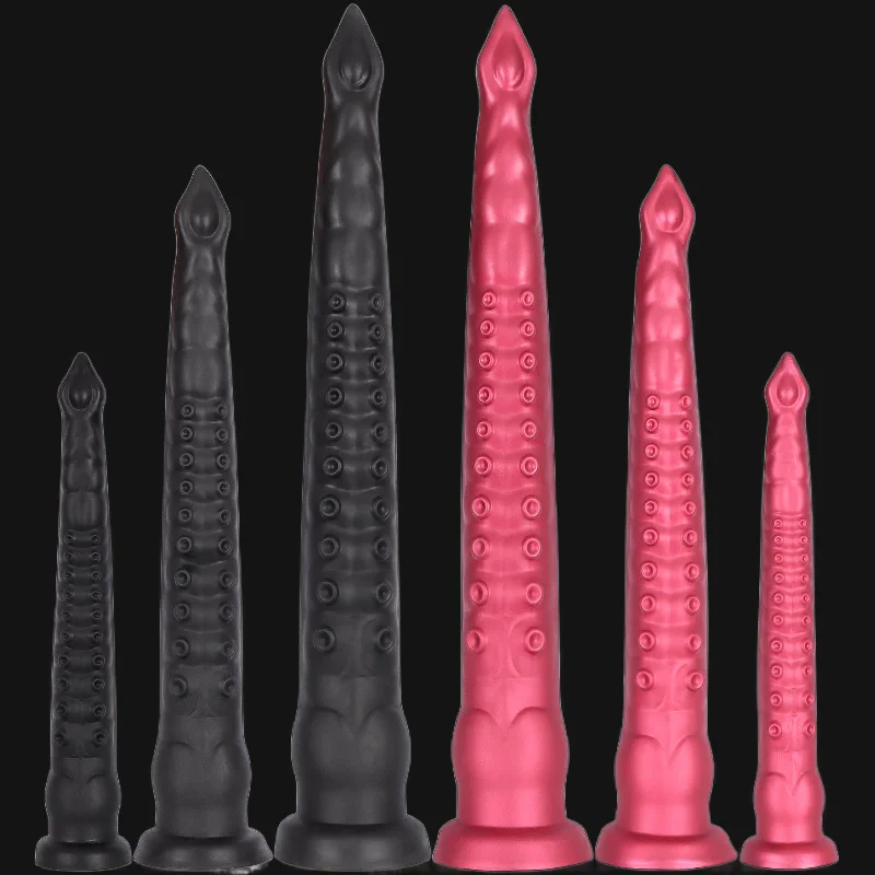 Flexible anal toys guide-Long Tentacle Monsterdildos Butt Plug - Silicone Realistic Anal Dildo Sex Toy for Men Women