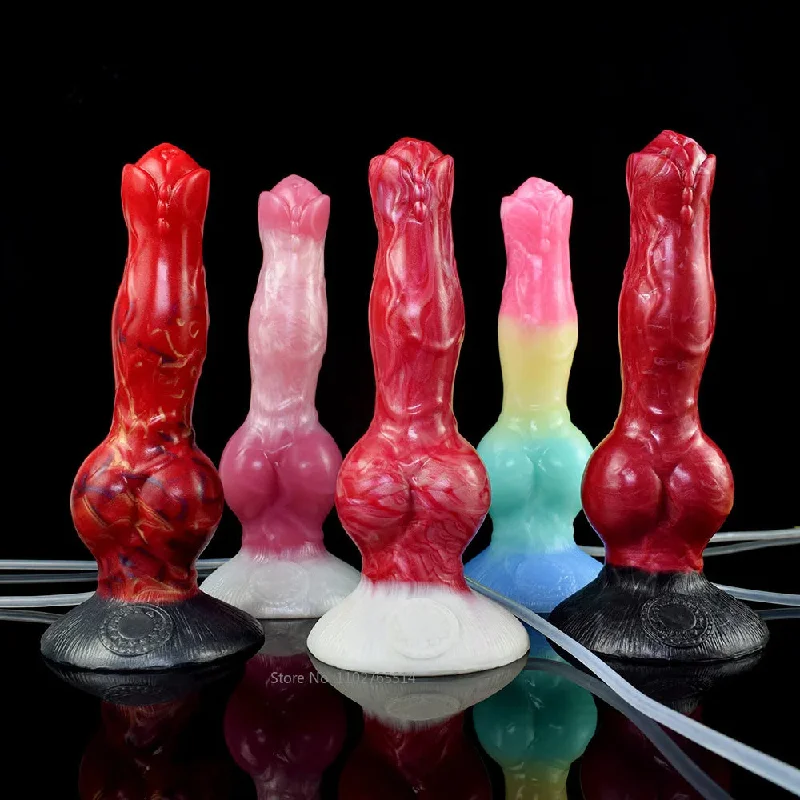 Anal toys with compact size-Ejaculating Monster Dragon Dildo Butt Plug - Water Jet Squirting Vagina Anal Sex Toys