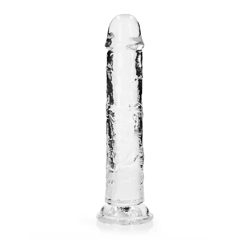 penis-natural-remedies-penis-function-problems-RealRock Crystal Clear Straight 9 in. Dildo Without Balls Clear